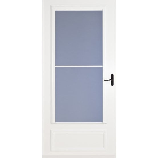 Precision 81-3/4 in. H X 36 in. W Regal Black Steel Security Door Precision 81-3/4 in. H X 36 in. W Regal Black Steel Security Door
