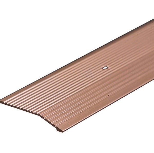 M-D 0.19 in. H X 36 in. L Prefinished Silver Aluminum Carpet Trim M-D 0.19 in. H X 36 in. L Prefinished Silver Aluminum Carpet Trim